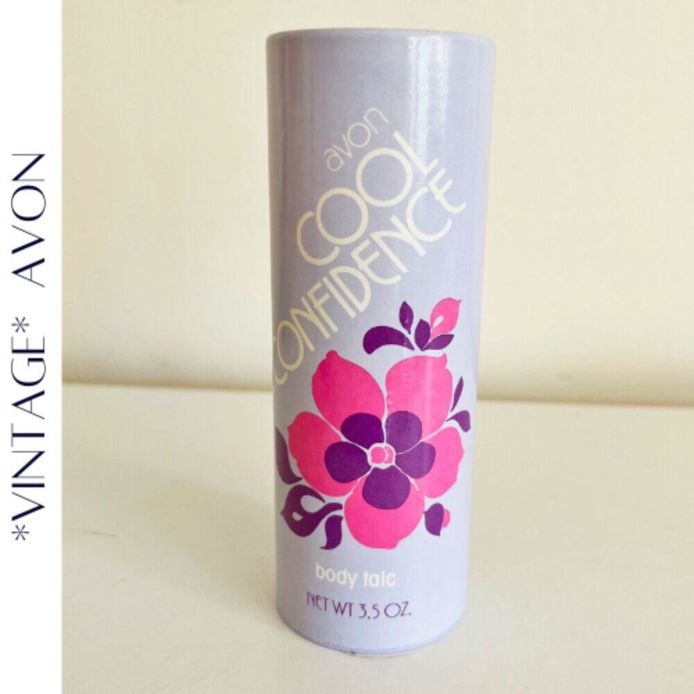 AVON Vintage 1988 Cool Confidence Body Talc, 3.5 oz., New!